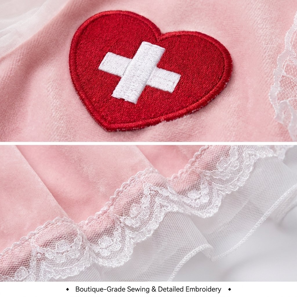 Blush Five-Piece Nurse Costume - Detail image 4
