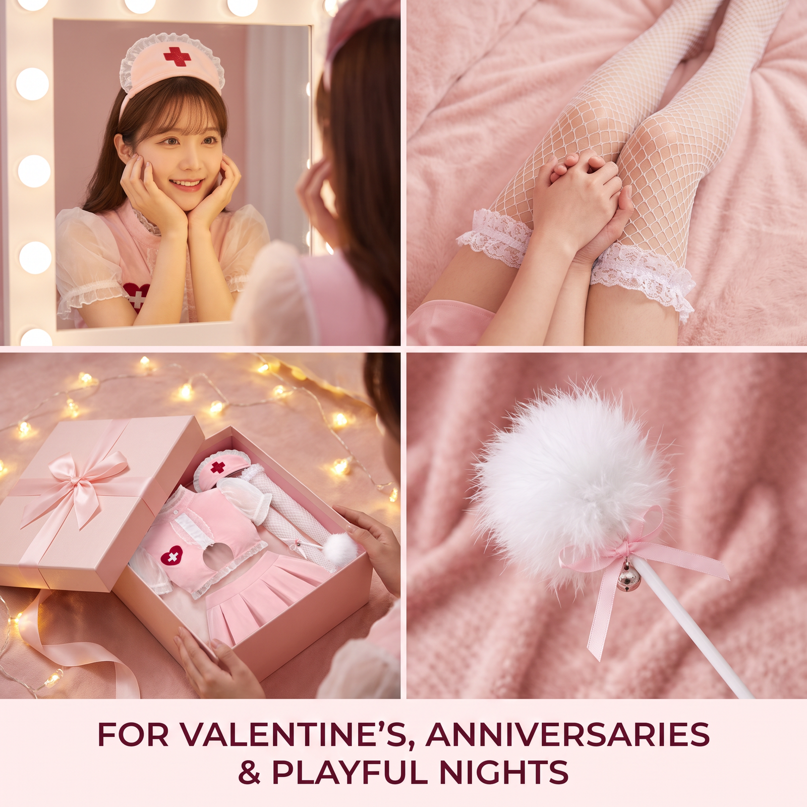 Blush Five-Piece Nurse Costume - Detail image 5