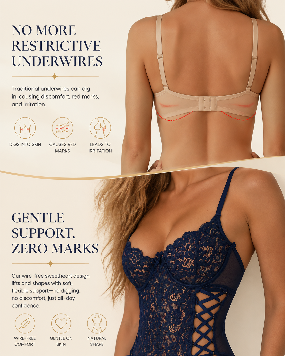 Midnight Allure Deep V Sheer Bodysuit - Detail image 2