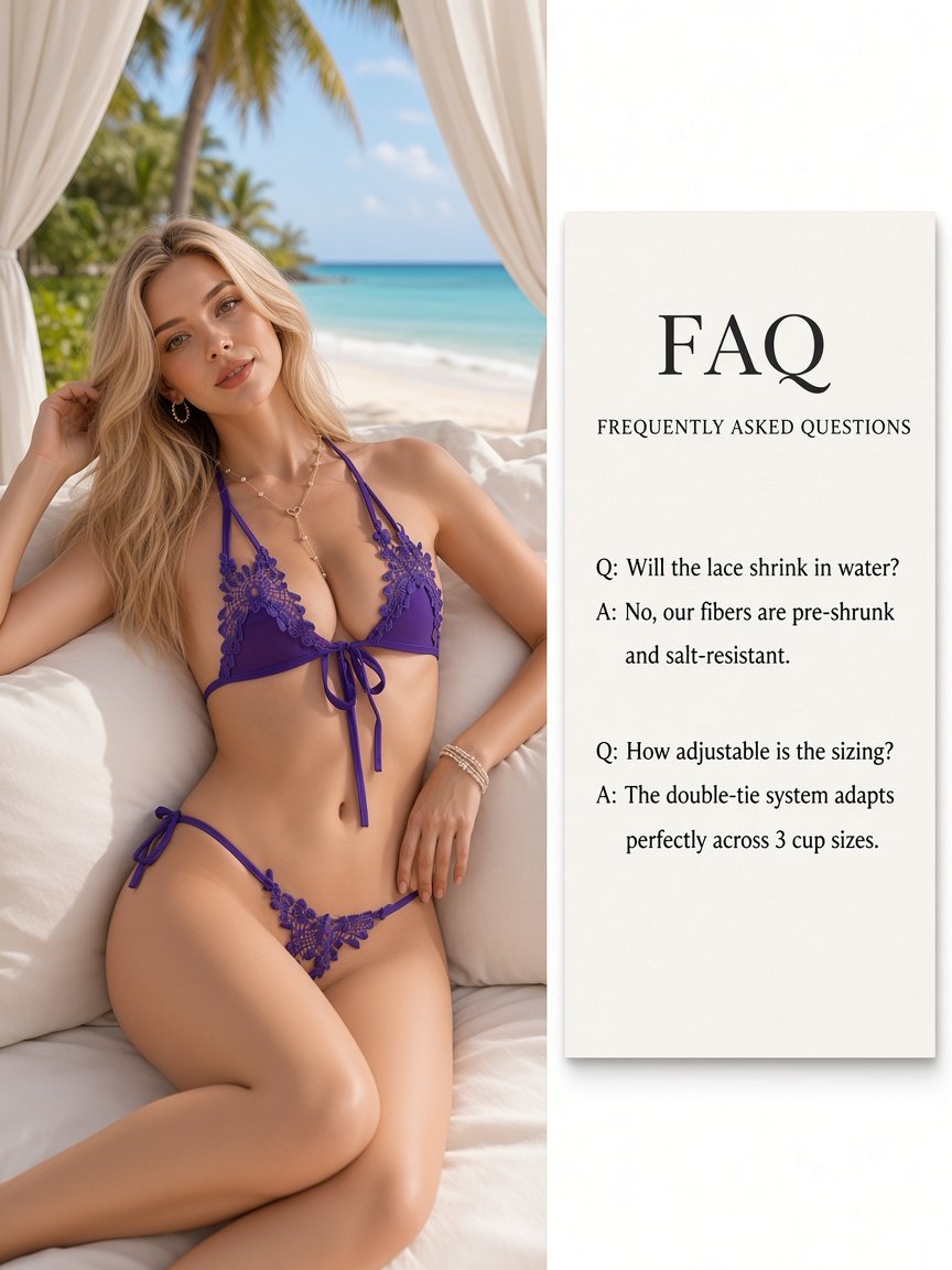 Midnight Muse 3-Piece Lingerie Set - Detail image 8