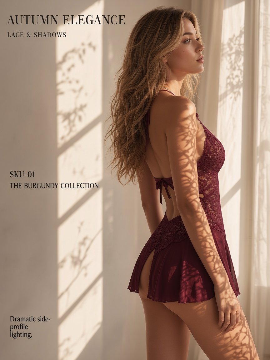 Midnight Veil Sheer Lace Bodysuit - Detail image 8