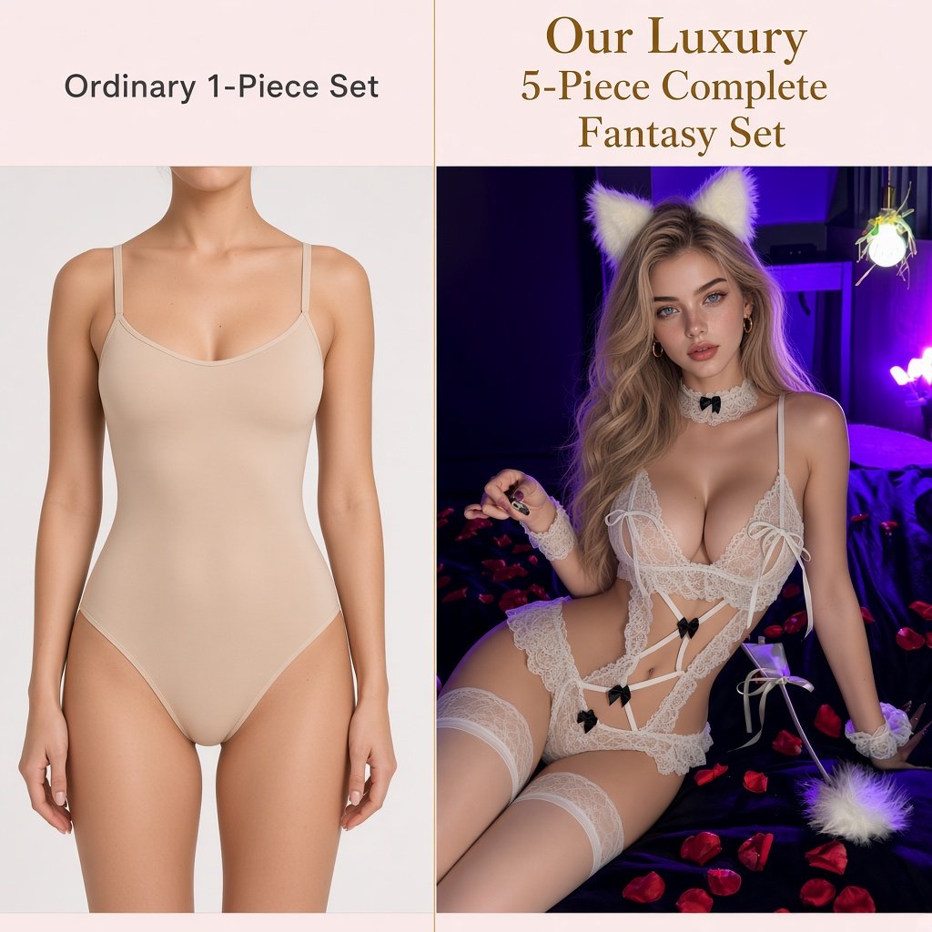 Moonlit Desire Lace Bodysuit - Main image 5