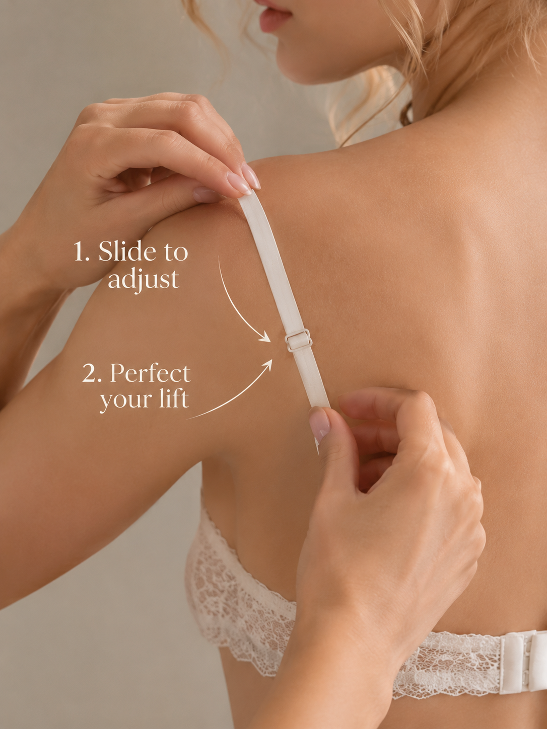 Silk Embrace Push-Up Satin Chemise - Detail image 6