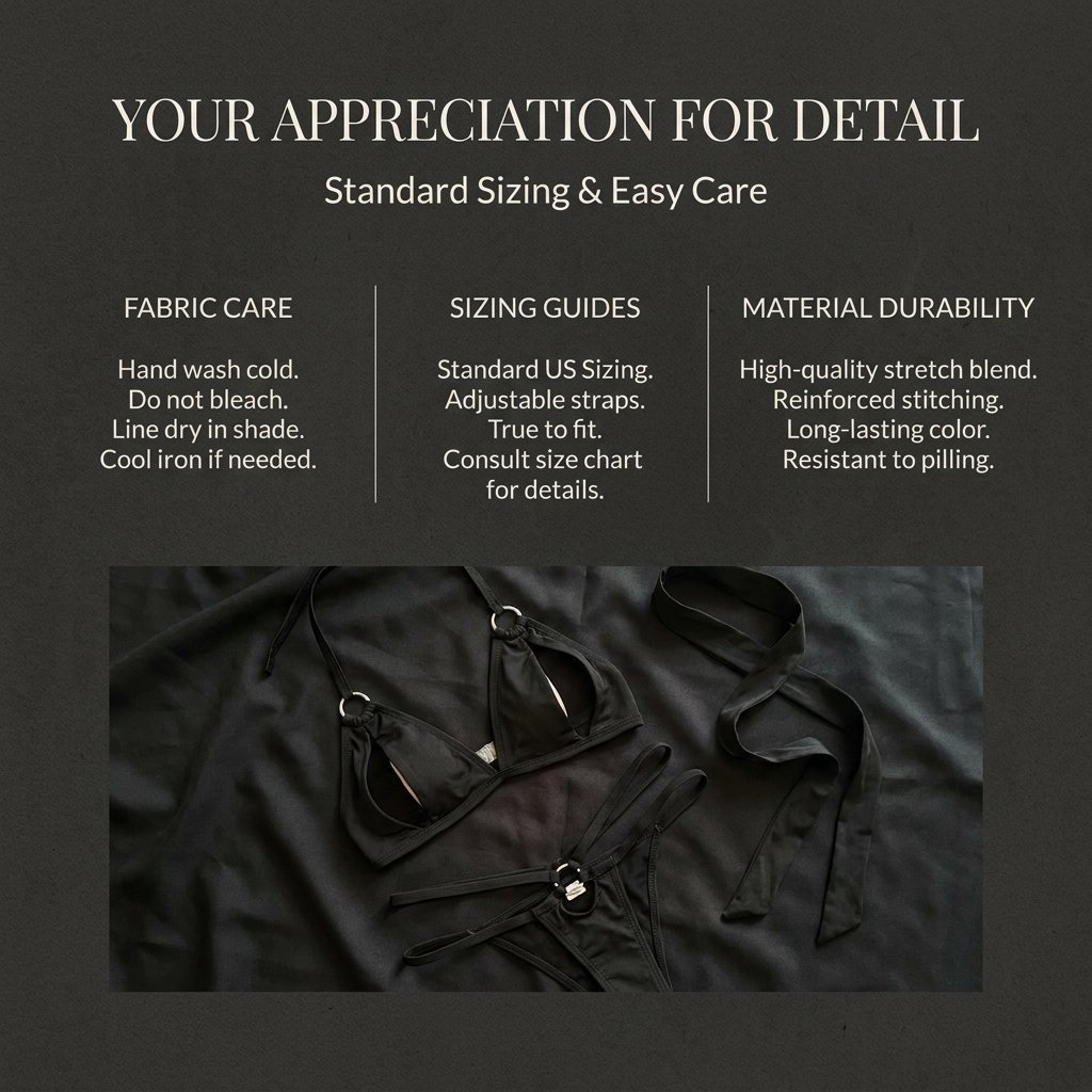 Sexy Cutout 3-Piece Lingerie Set product detail 9
