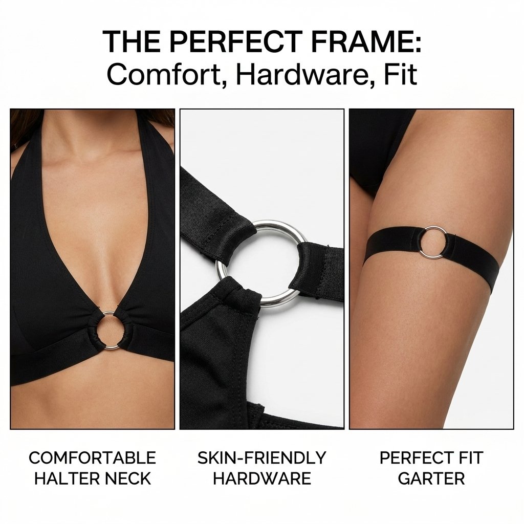 Sexy Cutout 3-Piece Lingerie Set main image 7