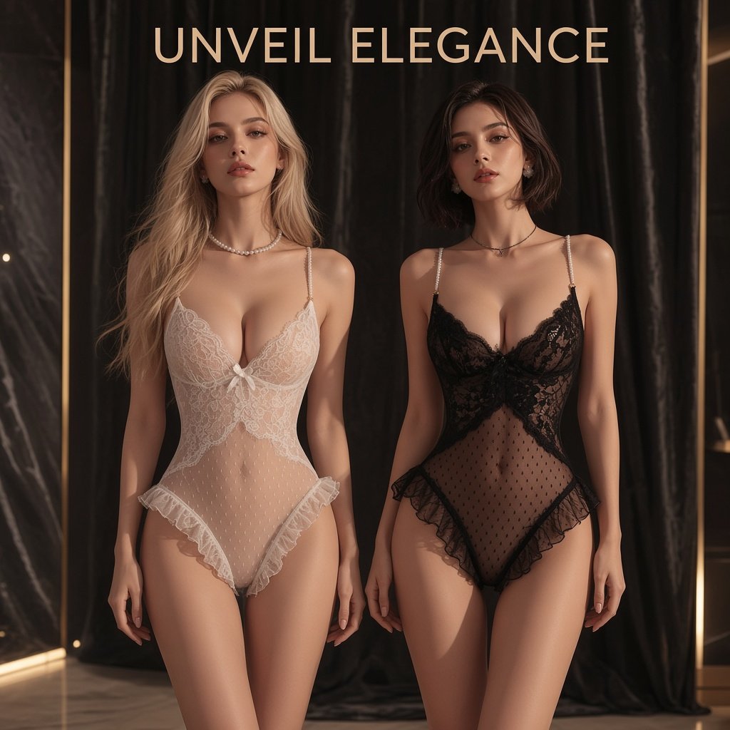 Pearl Lace Teddy Bodysuit main image 1