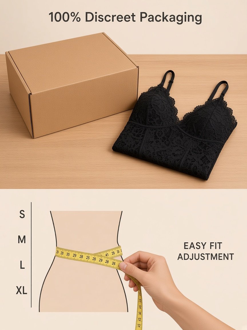 Open-Crotch Lace Teddy Bodysuit product detail 9