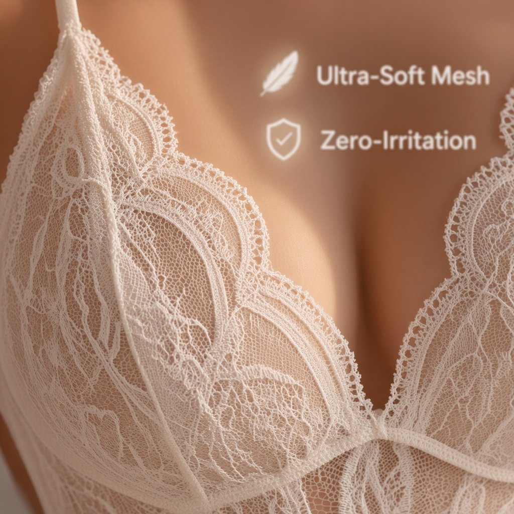 Open-Crotch Lace Teddy Bodysuit main image 3