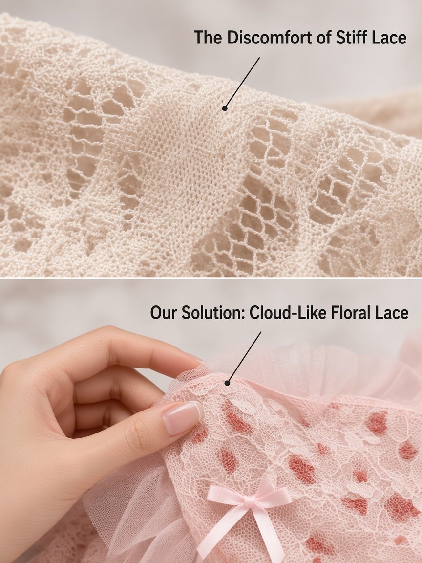 Cherry Lace Cutout Teddy Bodysuit product detail 2