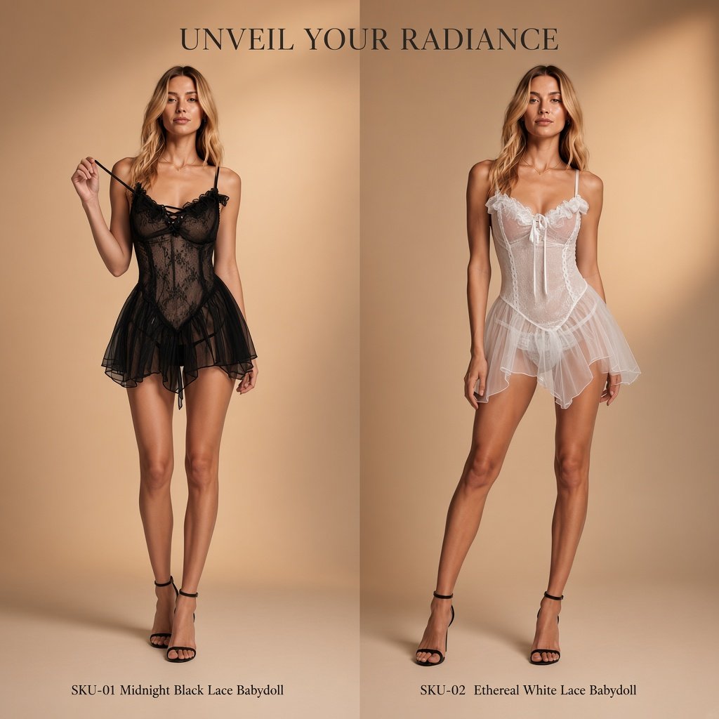 Secret Allure Sheer Lingerie Set — main 2