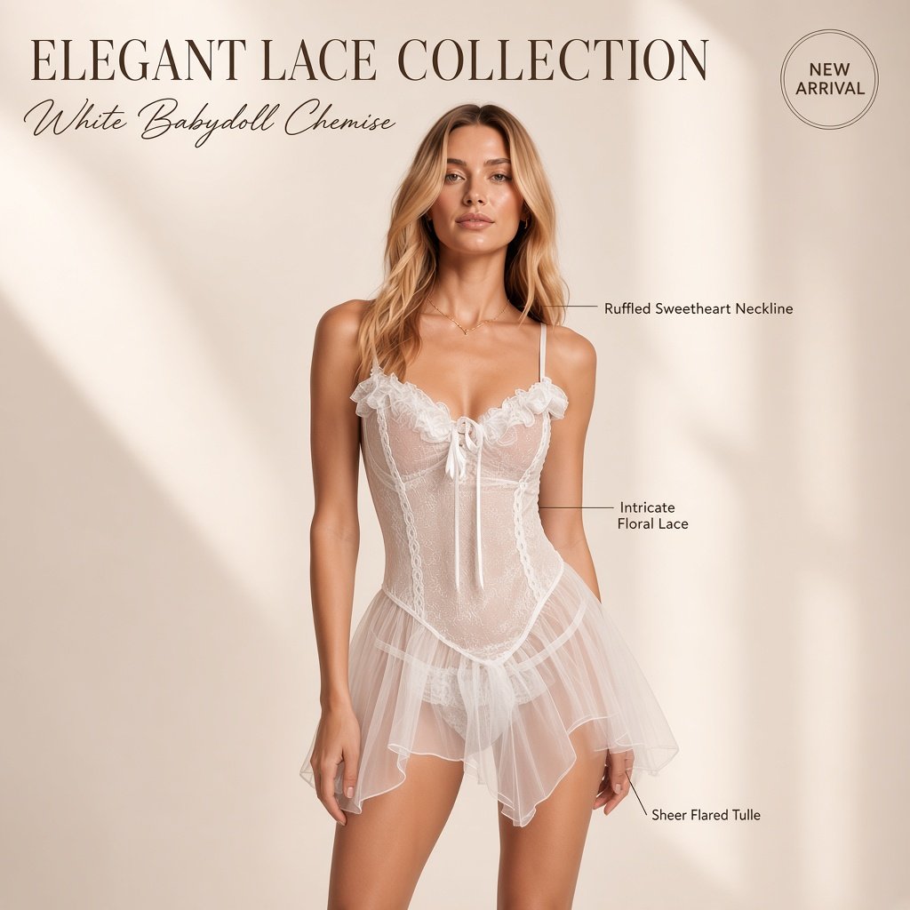 Secret Allure Sheer Lingerie Set — sku 2