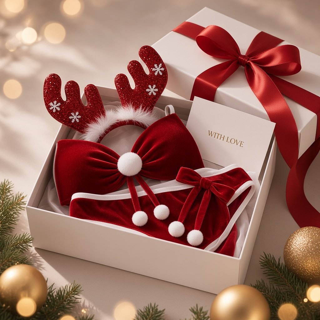 Merry Temptation Christmas Lingerie Set — main 8