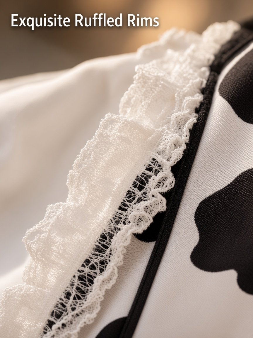Moo Muse Cow Print Lingerie Set — detail 4