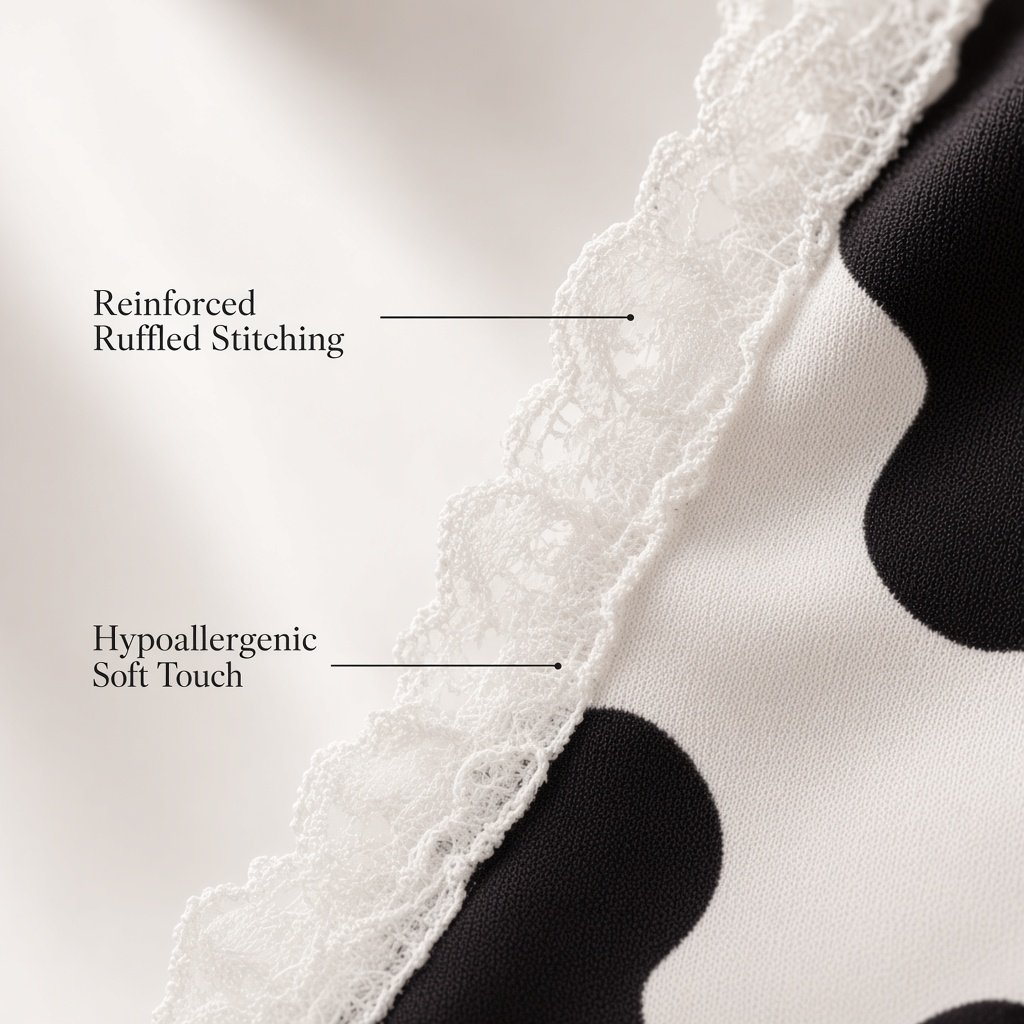 Moo Muse Cow Print Lingerie Set — main 3