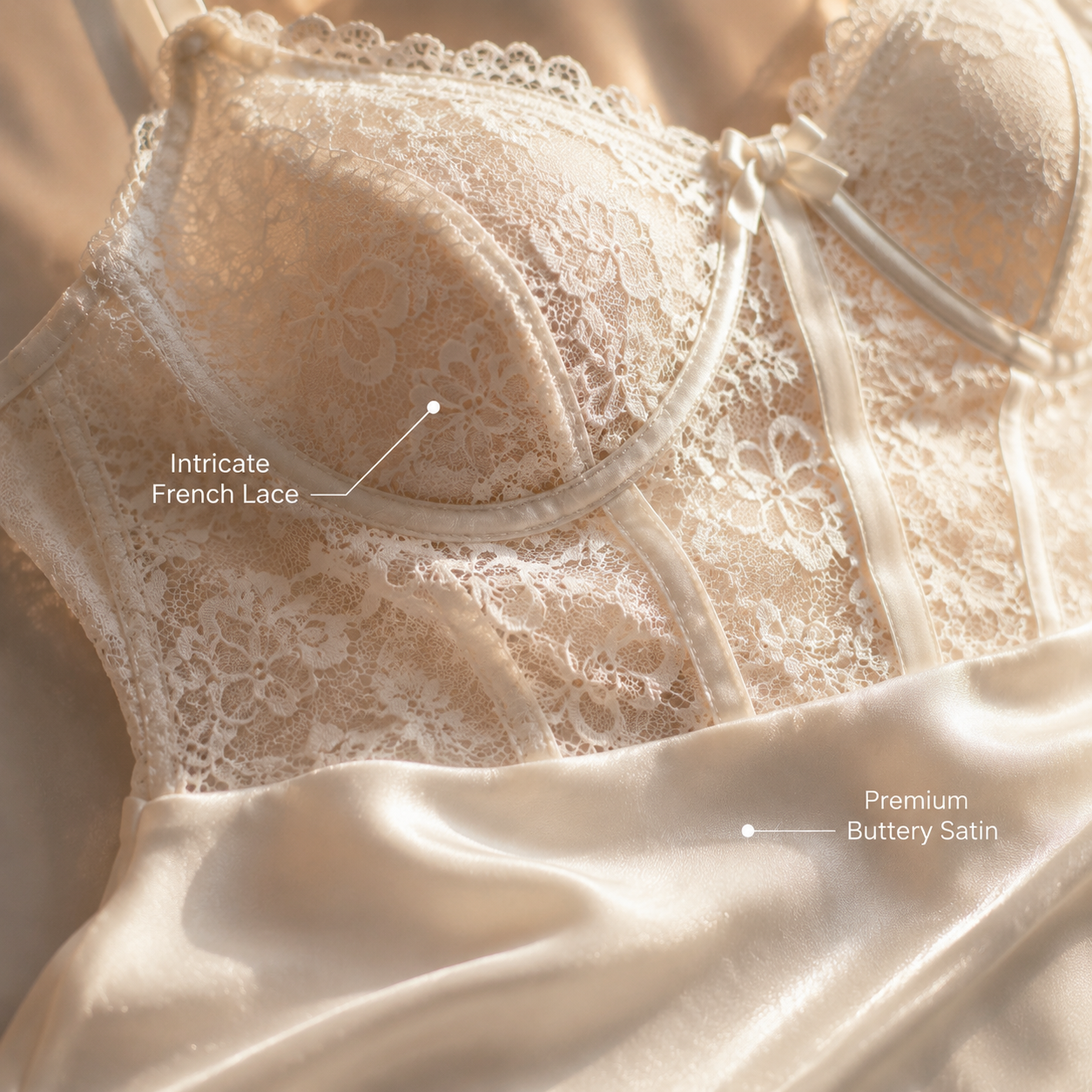 Lace Desire Sheer Mini Dress — main 3