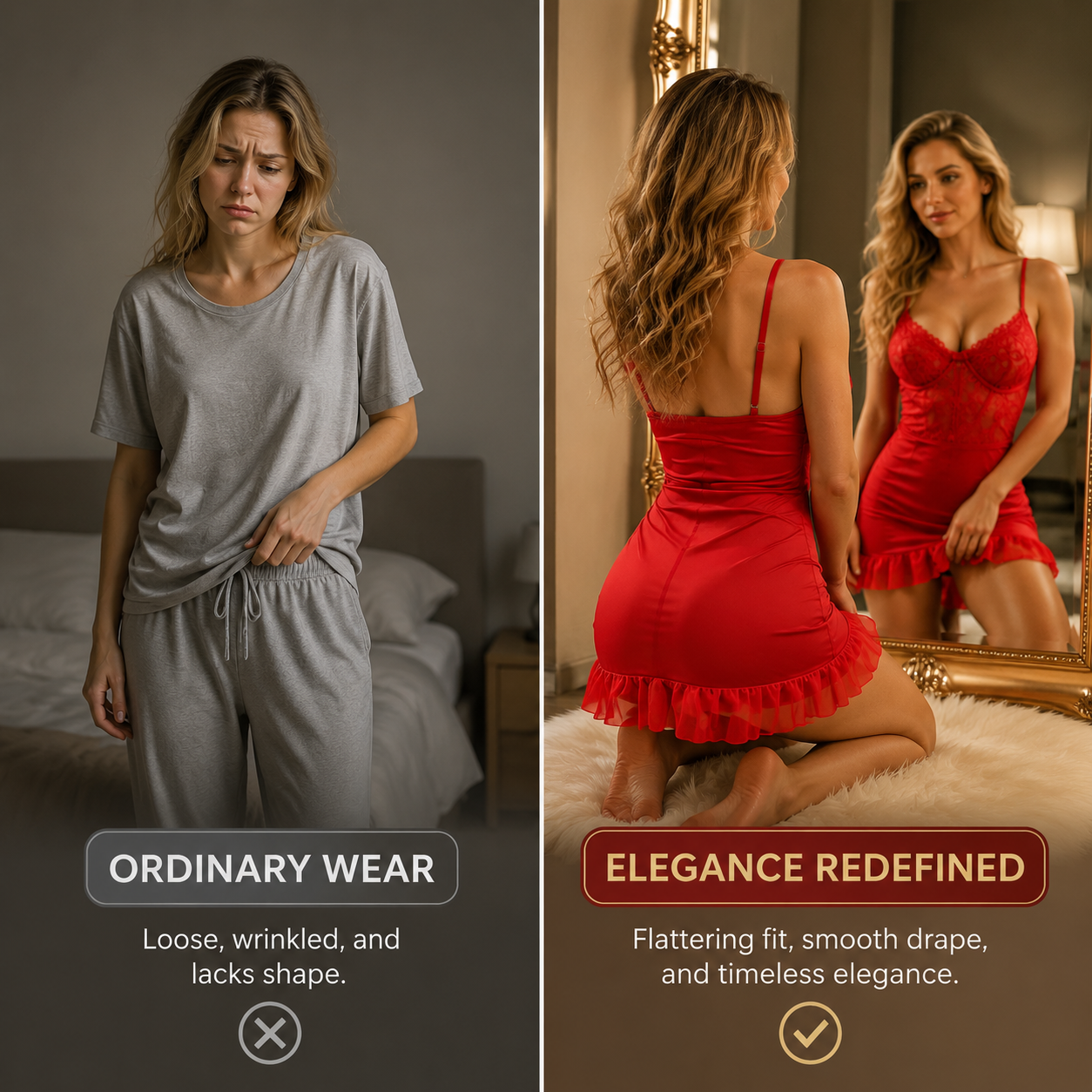 Lace Desire Sheer Mini Dress — main 6