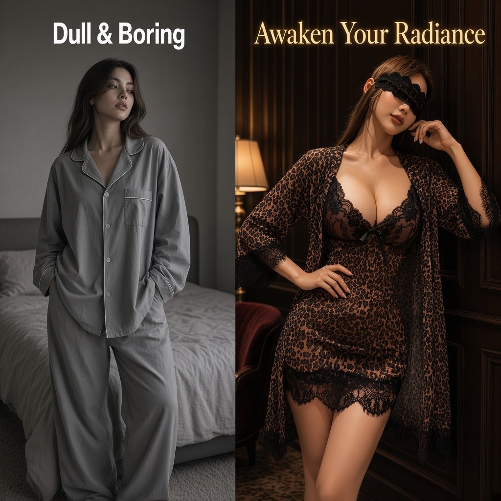 Wild Allure Leopard Lace Sleepwear Set — main 2