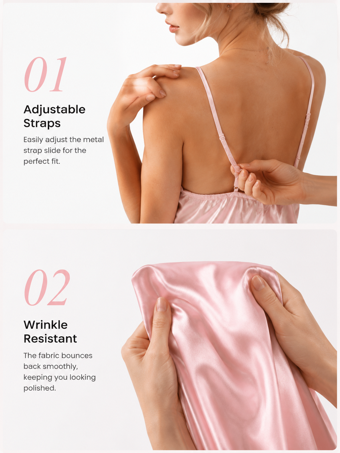 Silk Whisper Lace Cami Sleepwear Set — detail 6