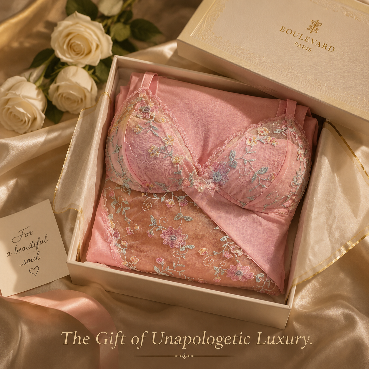 Bloom Desire Sheer Embroidered Chemise — main 8