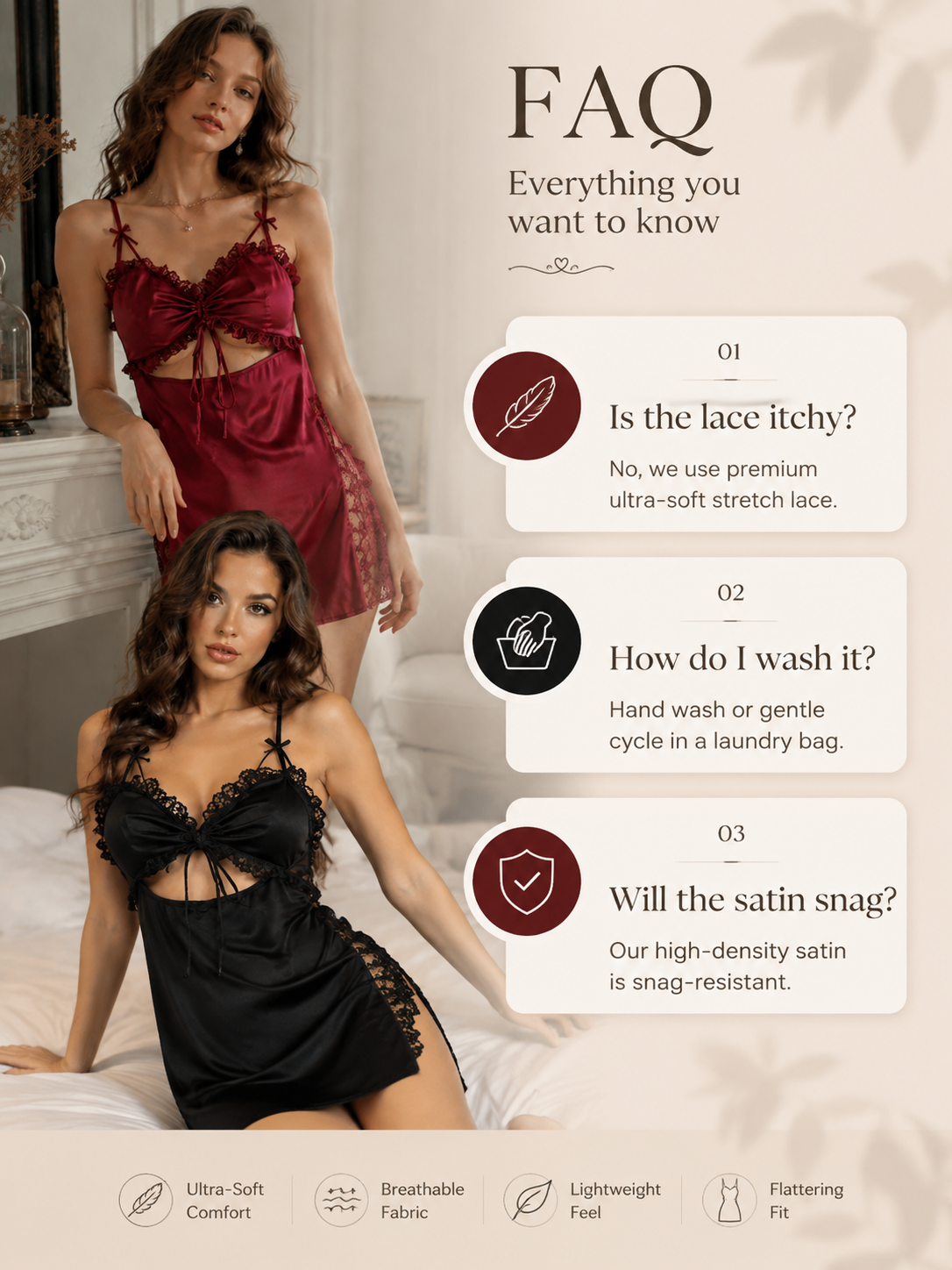 Curve Embrace Cami Nightdress — detail 9