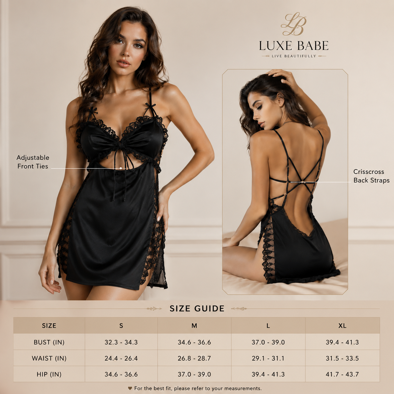 Curve Embrace Cami Nightdress — main 5