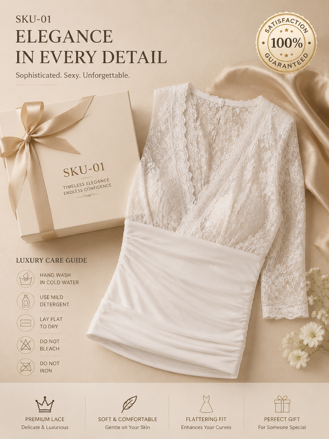 Lace Affair Bodycon Lingerie Set — detail 9