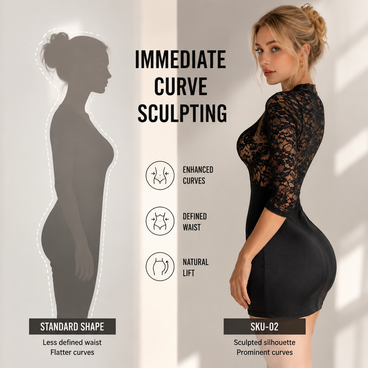 Lace Affair Bodycon Lingerie Set — main 6
