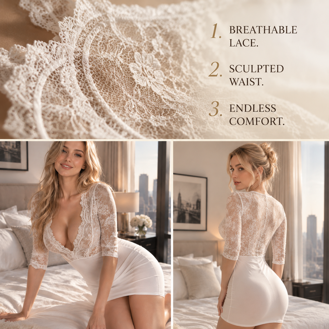 Lace Affair Bodycon Lingerie Set — main 7