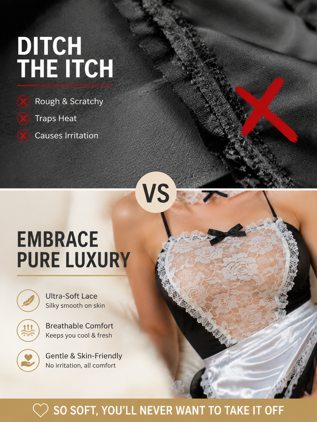 Sweet Secret Maid Lingerie Set — detail 2