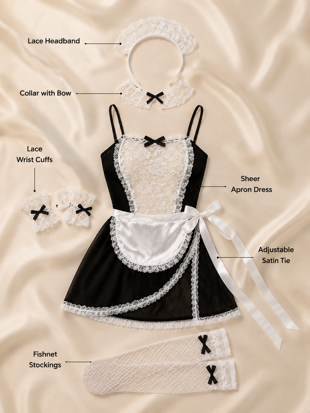 Sweet Secret Maid Lingerie Set — detail 3