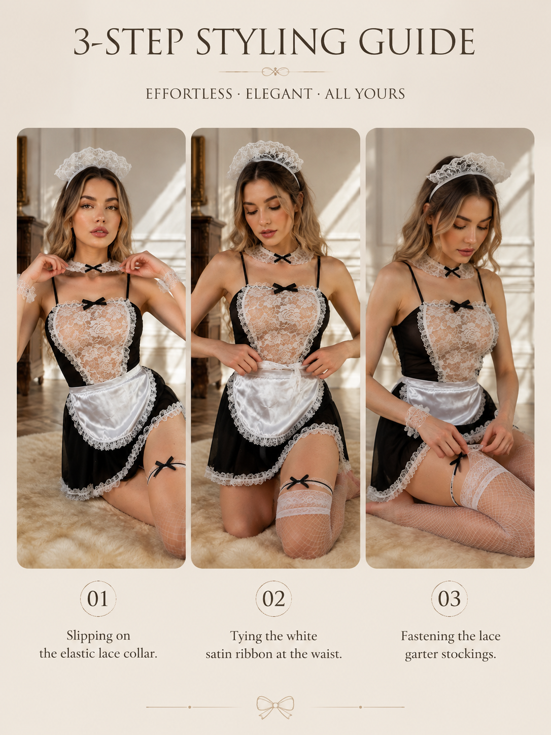 Sweet Secret Maid Lingerie Set — detail 6