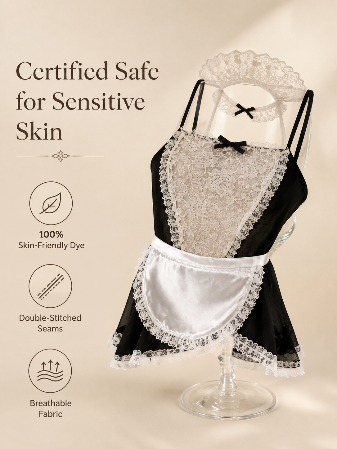 Sweet Secret Maid Lingerie Set — detail 7