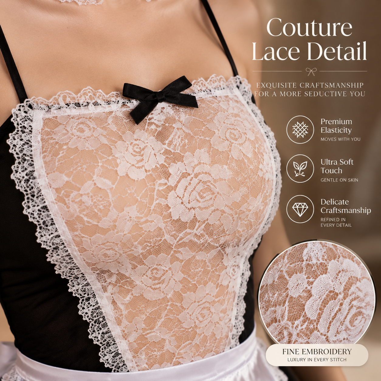 Sweet Secret Maid Lingerie Set — main 3